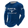 thumbnail image 5 of Venzia I'm Not Okay But It's Going to Be Alright T-Shirt Men Vintage Country Music Tee, 5 of 5