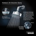 thumbnail image 4 of 2.5 Gpm Single-Function Wall-Mount Showerhead With Katalyst Spray, 4 of 5