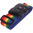 thumbnail image 1 of TSA Approved Luggage Strap Locks/Cable lock TSA/Travel Lock (Rainbow), 1 of 4
