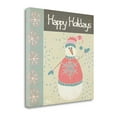 thumbnail image 2 of Tangletown Fine Art Happy Holidays Snowman By Shanni Welsh,  Gallery Wrap Canvas, 2 of 2