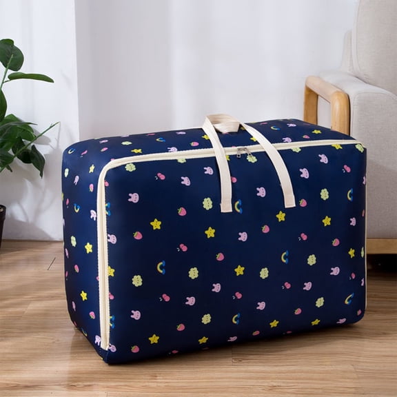 Pklyzj Moving Bags Heavy Duty Extra Large Storage Tote for Space Saving, Traveling Organizer, with Zippers & Strong Carrying Handles to Moving Boxes, Packing Supplies