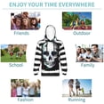 thumbnail image 5 of Goofa Watercolor Skull Pattern Hooded Sweatshirt for Youth Trendy youth sweatshirt Casual Hoodie for Boys and Girls-X-Large, 5 of 6
