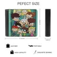 thumbnail image 2 of The Loud House Fashion Bifold Wallet Large Capacity Slim Minimalist Purse for Men Women, 2 of 8