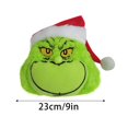 thumbnail image 3 of Chritmas Soft Plush Doll Ornament, Cartoon Green Plush Pillow Cushion Home Decoration Gift For Friends And Family, 3 of 5