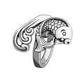 thumbnail image 2 of Matsuzay Anillo de tejer ajustable con lazo de ganchillo para mujer Tela de costura y artesanía No.01 Matsuzay HA002405-01, 2 of 6