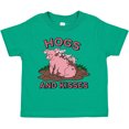 thumbnail image 3 of Inktastic Hogs and Kisses with Cute Pig Family Boys or Girls Toddler T-Shirt, 3 of 5