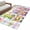 Plum, variant on Spring Floral Gnomes Area Rugs 5'x7', Small Throw Rugs for Laundry Room Playroom, Watercolor Flowers Butterflies Blue Plaid Indoor Outdoor Rug Non-Slip Low Pile Carpet Runner Reversible Floor Mats