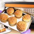 thumbnail image 5 of RUseeN Baking Sheets Set of 2, Stainless Steel Cookie Sheet Baking Tray Pan, 16x12x1 inch, Non Toxic & Rust Free, Easy Clean & Dishwasher Safe, 5 of 7