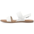 thumbnail image 3 of Journee Womens Wide Width Lavine Multi Strap Flat Sandals, 3 of 11