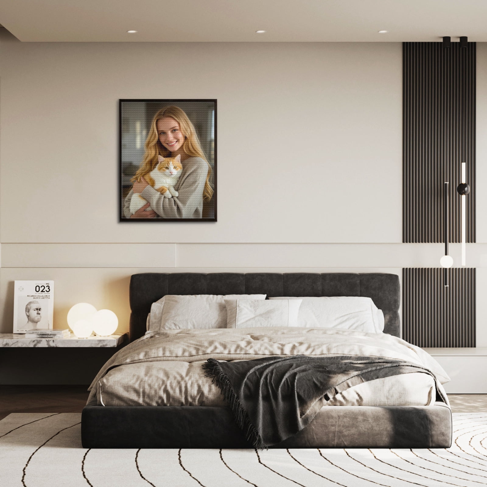 PERFAMAX Custom Diamond Painting from Your Photo, Personalized Diamond Art Painting Kits for Adults
