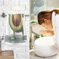 thumbnail image 7 of Avocado Mascot Hand Towel Cotton Bath Towel Large Face Towels Absorbent for Bathroom Home Hotel, 7 of 7