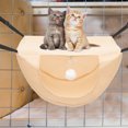 thumbnail image 3 of KAKOWELY Hamaca tipo jaula para gatos, hamaca colgante transpirable para gatos, cama de verano para mascotas, 3 of 5