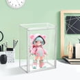 thumbnail image 6 of Acrylic Display Case for Collectibles 3 Tier Figure Display Case with 2 Movable Plates Clear Display Cases for Figures with Magnetic Door Tall Display Box, 2 Pack, 6 of 7