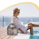 thumbnail image 1 of Bolsa de almacenamiento transparente para equipo de natación, impermeable, con hebilla portátil, neceser de mano, bolsa de maquillaje, bolsa de almacenamiento y organización de artículos de fitness pa, 1 of 9