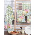 thumbnail image 2 of Easter Eggs Kitchen Dish Towels for Drying Dishes Set of 2, Spring Daisy Eucalyptus Leaves Sage Green Plaid Waffle Weave Microfiber Hand Tea Bathroom Towels Quick Dry & Absorbent Towel 15.7x23.6, 2 of 7