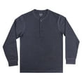 thumbnail image 2 of Knocker Men's Long Sleeve 3-Button Classic Athletic Henley Tee Shirts Top (S-3XL), 2 of 2