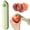 Green, variant on 1 Pack 2-in-1 Paring Knife and Peeler, Portable Fruit and Vegetable Tool with Sheath, Stainless Steel Blade and Non-Slip Handle for Kitchen and Travel, 13x3 cm (Yellow)