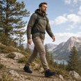 thumbnail image 4 of YOUTHUP Men's Waterproof Outdoor Hiking Shoes Breathable Lace-Up Trail Sneakers with Non-Slip Rubber Outsole, 4 of 6