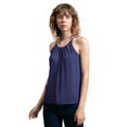 thumbnail image 1 of Blusa con tirantes y plisado en escote André Badi azul 26, 1 of 4