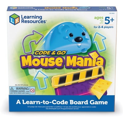 Learning Resources Code & Go Mouse Mania Board Game Strategy - 2 to 4 Players