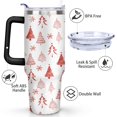 thumbnail image 3 of Christmas Trees 40oz Stainless Steel Vacuum Insulated Tumbler with Lid and Straw Gifts for Mom Friend Sister Grandma, 3 of 5