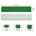 thumbnail image 2 of JOOCAR St. Patrick's Day Table Runner, Plaid Gold Edge Shamrock 13x72 Inch Table Runner for St. Patrick's Day Kitchen Dining Table Table Holiday Decoration, 2 of 5
