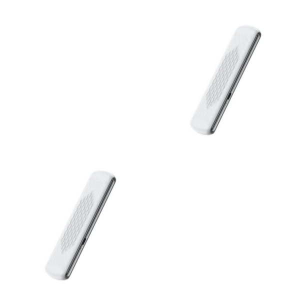 Injueey Altavoz de bolsillo compatible con Bluetooth Barra de sonido inalámbrica de sonido portátil debajo de la caja musical de la almohada Blanco 2piezas