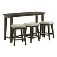thumbnail image 1 of Picket House Furnishings Steele Multipurpose Bar Table Set in Brown, 1 of 20