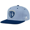 Sporting Kansas City Adidas MLS Authentic Flat Brim Team Snap Back Hat