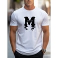 thumbnail image 1 of Camiseta Hombre GraphicM And Reflection Graphic Print, Men's Novel Graphic Design T-shirt, Casual Comfy Tees For Summer, Men's Clothing Tops For Daily Activities Tee For Adult, Men, Women, Teen, Tee, 1 of 7