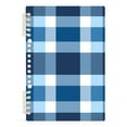 thumbnail image 3 of joogoo Spiral Journal Notebook Checkered Pattern College Ruled Notebooks 8.3" x 5.7" 2 PCs, 3 of 8