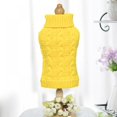 thumbnail image 3 of EASTIN Turtleneck Classic Straw-Rope Pet Dog Sweater Apparel, 3 of 11