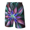 thumbnail image 5 of Kll Colored Abstract Men'S Casual Summer Beach Shorts Hawaiian Shorts With Pockets-Xx-Large, 5 of 9
