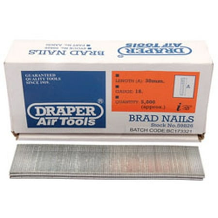

Draper 59826 30mm Brad Nails (5000)