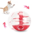 thumbnail image 2 of Cat Treat Ball,Cat Food Ball Toys,Cat Ball Slow Feeder Toy,Cat Food Dispenser Interactive Puzzle Feeder Ball Toy for Indoor Cats Training Brain Stimulation Toy, 2 of 9