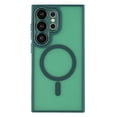 thumbnail image 1 of For Samsung Galaxy S23 Ultra Case Compatible with MagSafe PC + TPU Matte Phone Cover with Glass Lens, 1 of 5