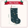 thumbnail image 3 of Lsque Christmas Snowflake Pattern 18 Inch Christmas Stockings, Festive Holiday Stocking for Christmas Decorations Holiday Decor, 3 of 8