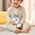 thumbnail image 6 of Realistic Husky Dog Plush Toy, Soft White Stuffed Animal Wolf Doll, Lifelike Siberian Husky Puppy for K-ids Adults, Cute Plushie for Home Decor, Valentines Day Gift, 6 of 8