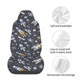 thumbnail image 4 of Wukai Space Cars Full Set Car Seat Covers with Soft Padding Universal Auto Front Seats Protector and Cushion Mat, 4 of 5