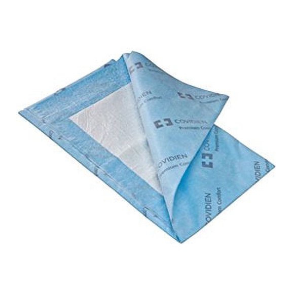 Covidien P3036C Wings Quilted Premium epFbz Comfort Underpads, 30" x 36" Size, Blue, 40 Count (5 Pack)