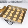thumbnail image 4 of New 1 Pcs Non-stick Square Baking Tray Pan 11 Inch Cake Bread Oven Pizza Biscuit Kitchen Tool, 4 of 6