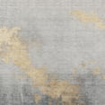 thumbnail image 3 of HomeRoots 623825 9 x 12 ft. Gold & Charcoal Abstract Washable Transitional Indoor & Outdoor Rectangle Area Rug, 3 of 6