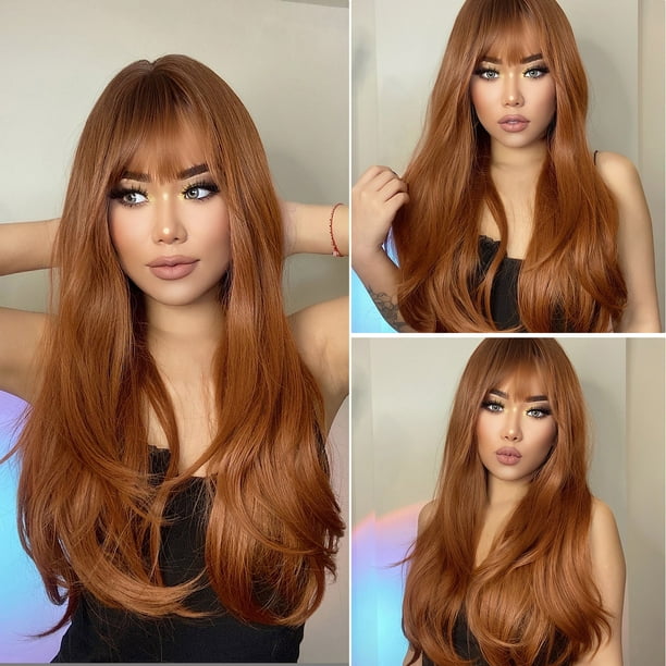 Lace Front Wigs Human Hair 22in Tan High Temperature Silk Synthetic Fibre Hair Still Sexy Beautiful For Everyday Party Cosplay Synthetic Wig With Hair Mesh Walmart