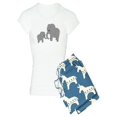 thumbnail image 1 of CafePress - Cute Elephants Mom And Baby Pajamas - Women's Light Pajamas, 1 of 1