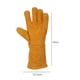 thumbnail image 4 of Guantes de soldadura Guantes de forja resistentes al fuego gruesos Guantes de trabajo de cuero Protección de manos para horno de barbacoa Eigraketly JJ24103-01, 4 of 7