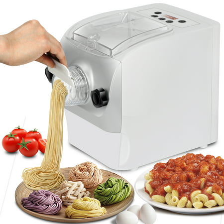 Zeny Automatic Pasta Maker Machine 260W Plastic Mixing Kneading and Extruding Electric Noodle Maker Machine 8 Shaping Discs 1 Pound
