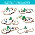 thumbnail image 4 of 50pc Mountain Train Set for Toddler with Double-Side Train Tracks compatible with all major name brand Toys Train Sets, 4 of 6