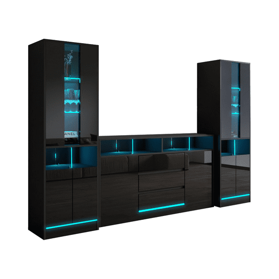 Disparo SB-BK-BK Entertainment Center