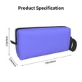 thumbnail image 2 of Portable Storage Bag 7.9×3.5×2.4in Simple Design Convenient Storage And Finishing Bag Light Body Can Be Used As A Cosmetic Bag Storage Bag Lightpurple, 2 of 8