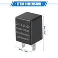 thumbnail image 6 of Electronic LED Flasher Relay Fix CF15 JL02 Car Turn Signal Flashers Non-Polarity Normally Open, 6 of 6